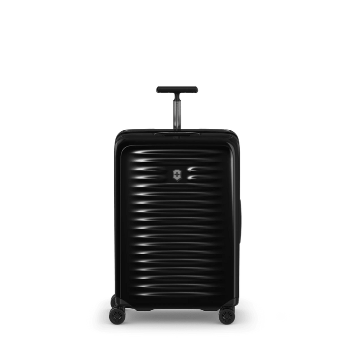 מזוודת טרולי קשיחה Victorinox Airox בינונית שחורה מתרחבת - תיק התיקיםVictorinoxמזוודות