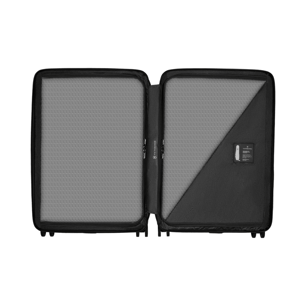 מזוודת טרולי קשיחה Victorinox Airox בינונית שחורה מתרחבת - תיק התיקיםVictorinoxמזוודות