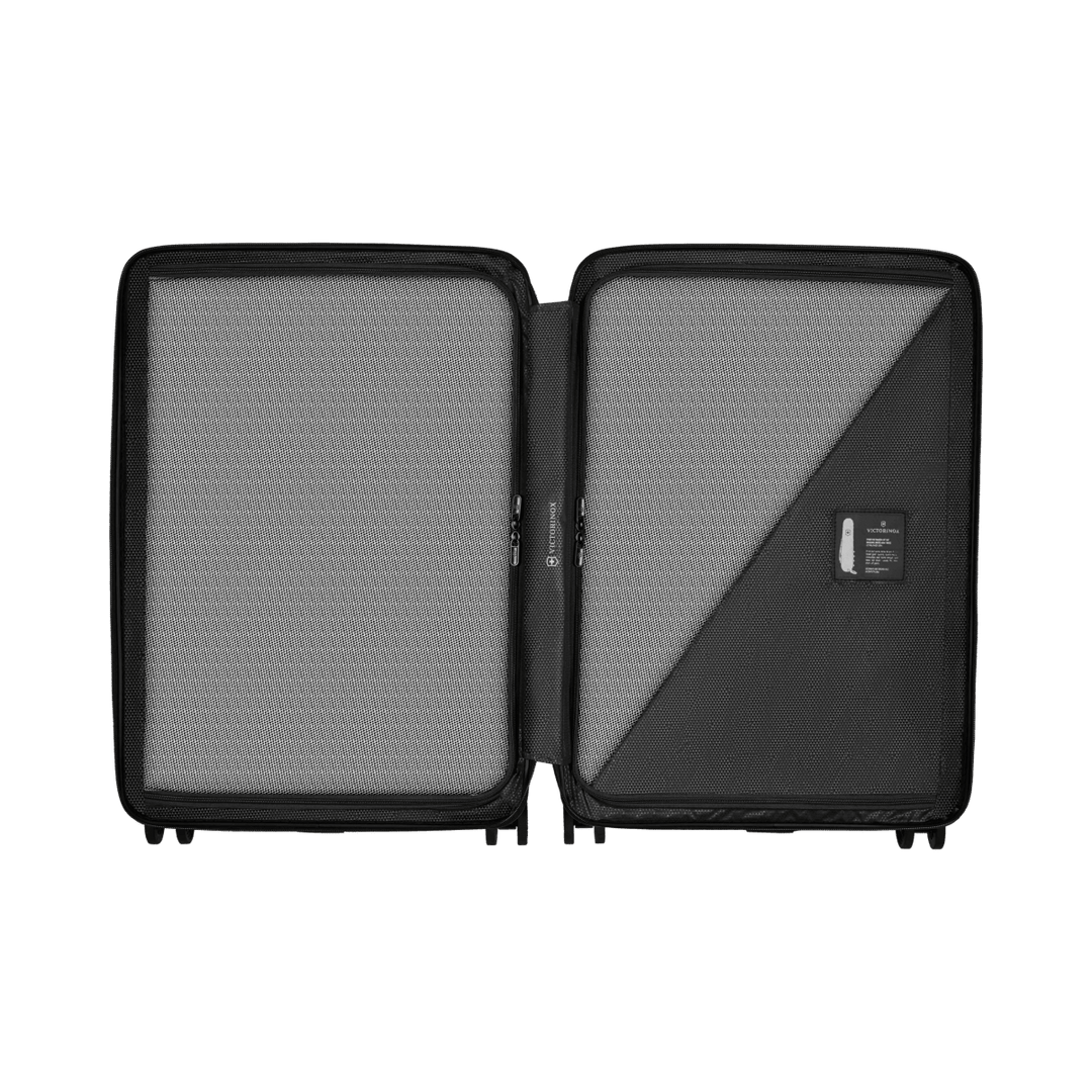 מזוודת טרולי קשיחה Victorinox Airox בינונית שחורה מתרחבת - תיק התיקיםVictorinoxמזוודות