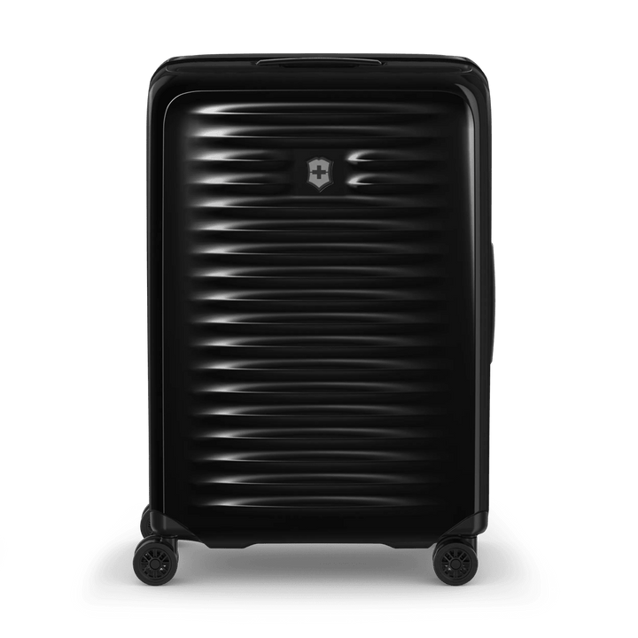 מזוודת טרולי קשיחה Victorinox Airox בינונית שחורה מתרחבת - תיק התיקיםVictorinoxמזוודות