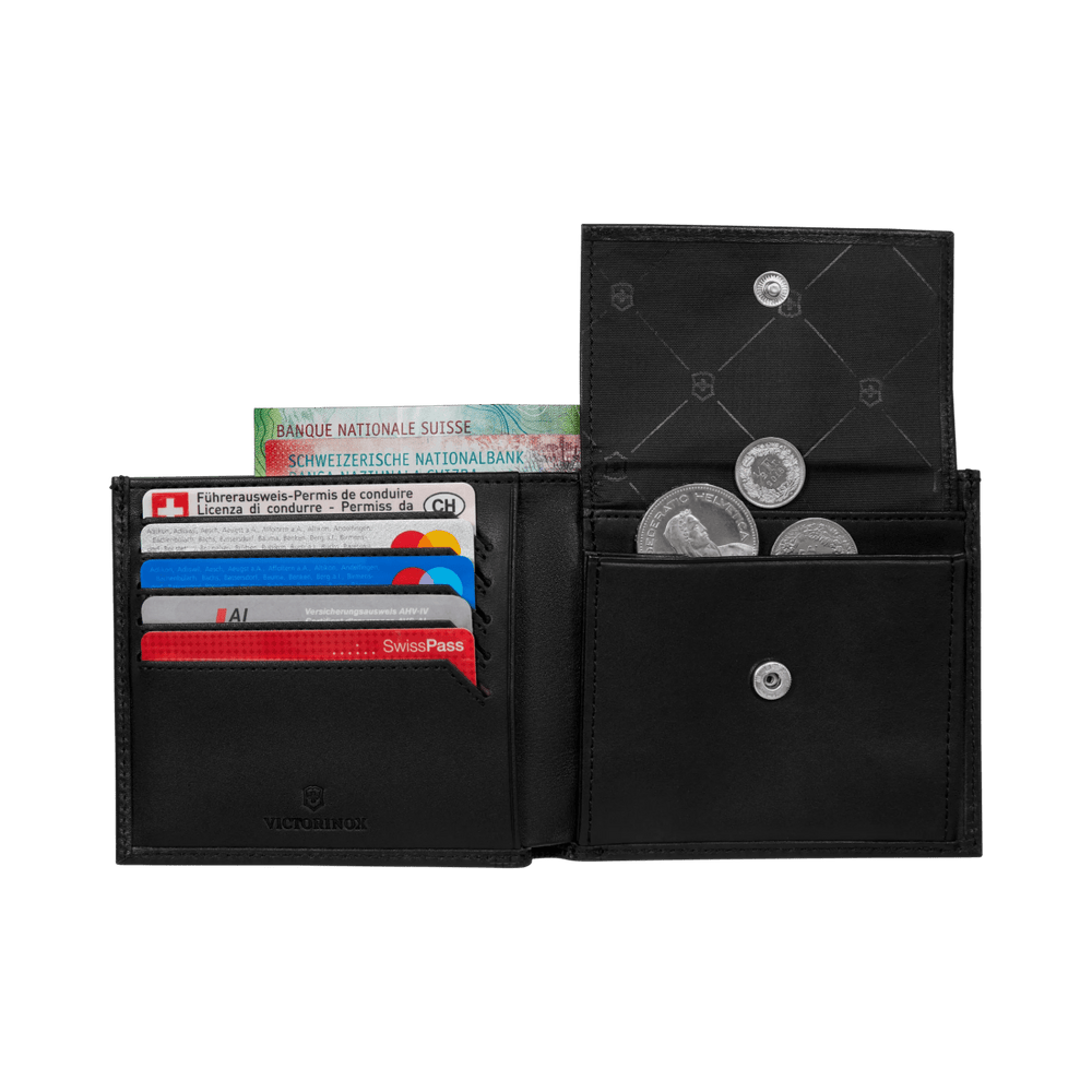 ארנק Victorinox Altius Alox Deluxe Bi-Fold שחור - תיק התיקיםVictorinoxארנקים