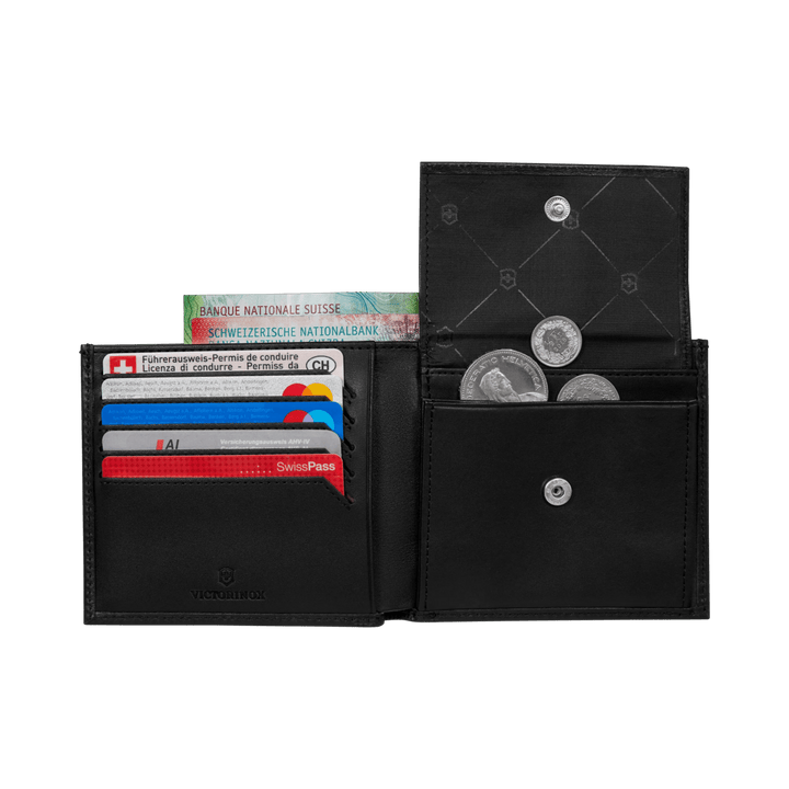 ארנק Victorinox Altius Alox Deluxe Bi-Fold שחור - תיק התיקיםVictorinoxארנקים