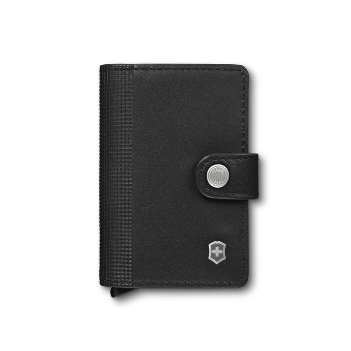ארנק כרטיסים עור Victorinox Altius Secrid Leather RFID שחור - תיק התיקיםVictorinoxארנקים
