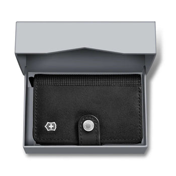 ארנק כרטיסים עור Victorinox Altius Secrid Leather RFID שחור - תיק התיקיםVictorinoxארנקים