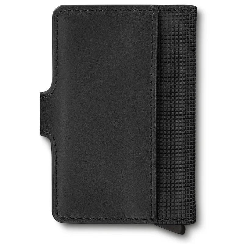 ארנק כרטיסים עור Victorinox Altius Secrid Leather RFID שחור - תיק התיקיםVictorinoxארנקים