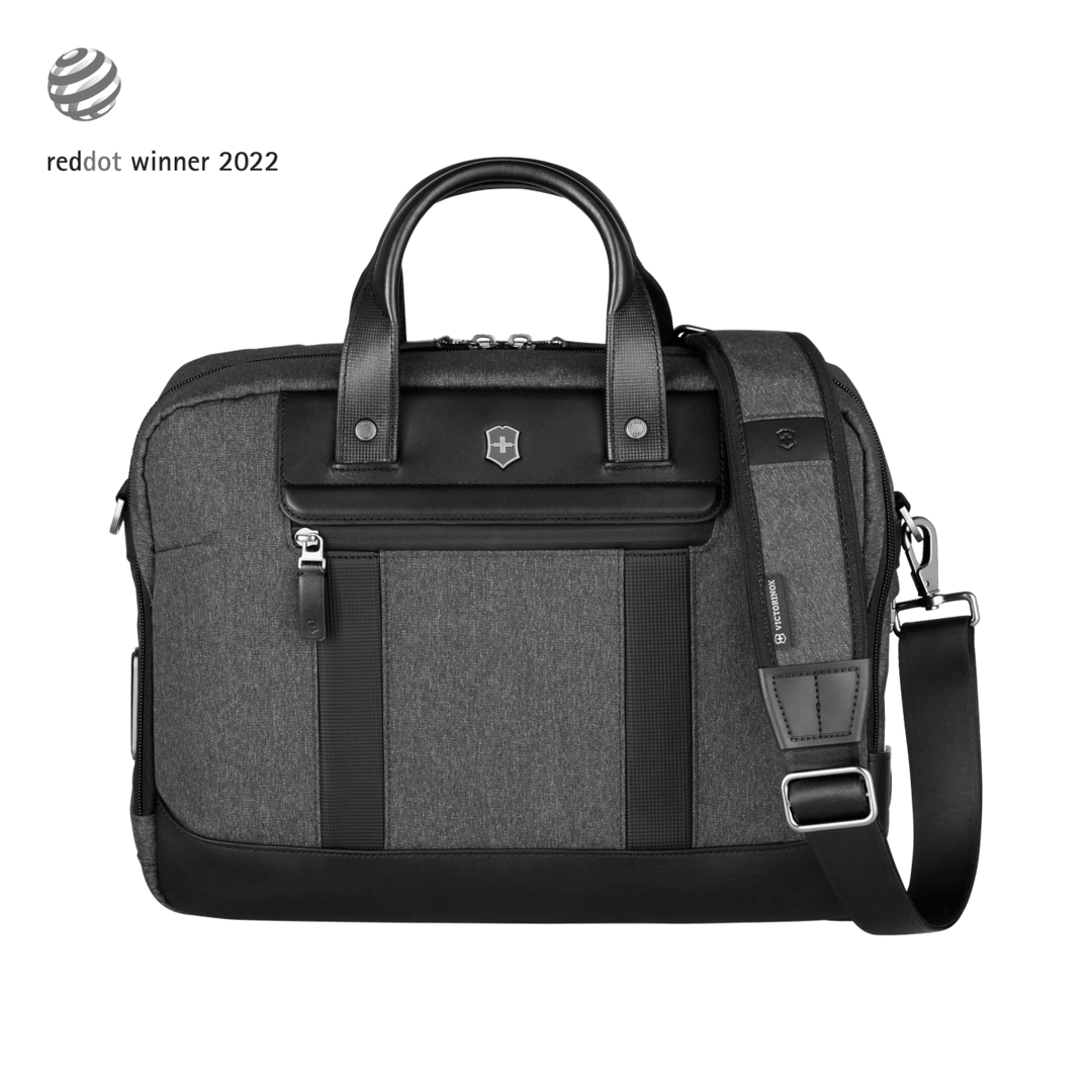 תיק עסקים Victorinox Architecture Urban2 Briefcase אפור מלאנז' - תיק התיקיםVictorinoxתיק מחשב נייד