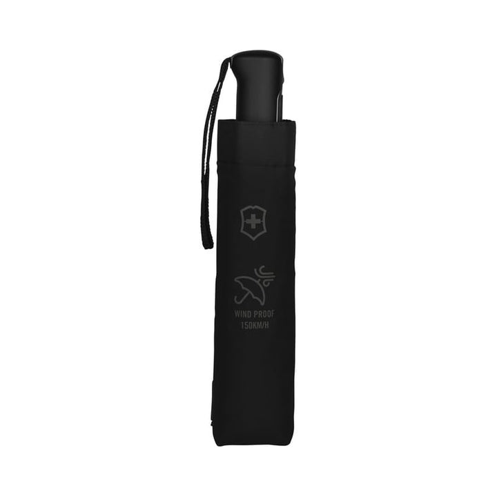 מטרייה אוטומטית Victorinox Brand Collection Duomatic שחורה - תיק התיקיםVictorinoxאביזרי נסיעות