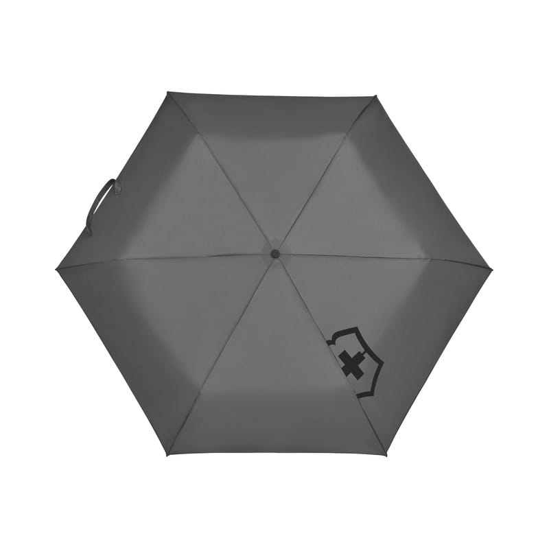 מטרייה קומפקטית Victorinox Brand Collection Ultralight אפורה - תיק התיקיםVictorinoxאביזרי נסיעות