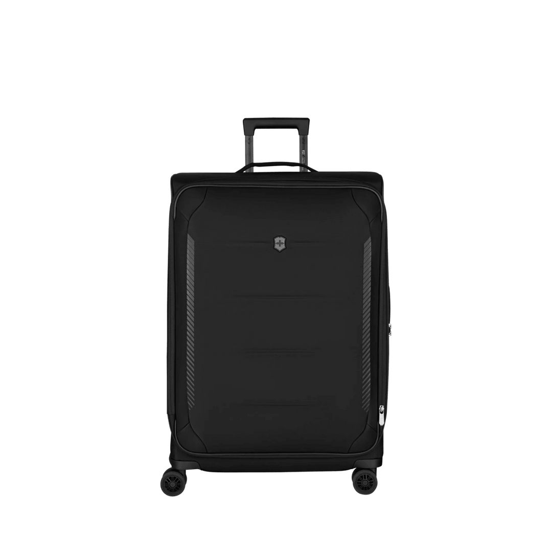 מזוודת טרולי רכה Victorinox Crosslight גדולה שחורה מתרחבת - תיק התיקיםVictorinoxמזוודות