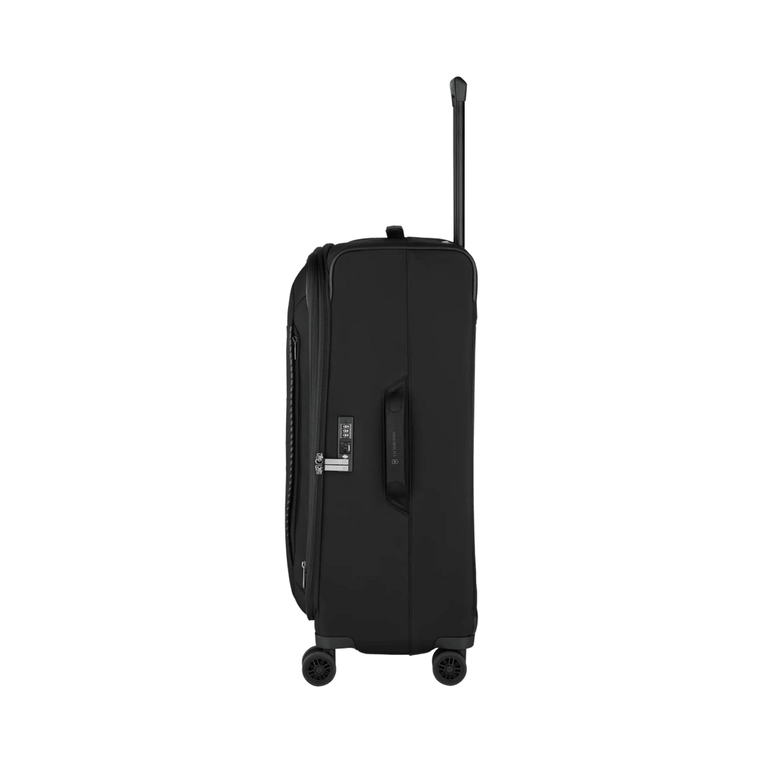 מזוודת טרולי רכה Victorinox Crosslight גדולה שחורה מתרחבת - תיק התיקיםVictorinoxמזוודות