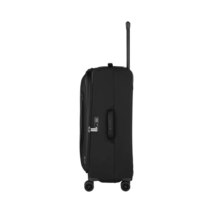 מזוודת טרולי רכה Victorinox Crosslight גדולה שחורה מתרחבת - תיק התיקיםVictorinoxמזוודות