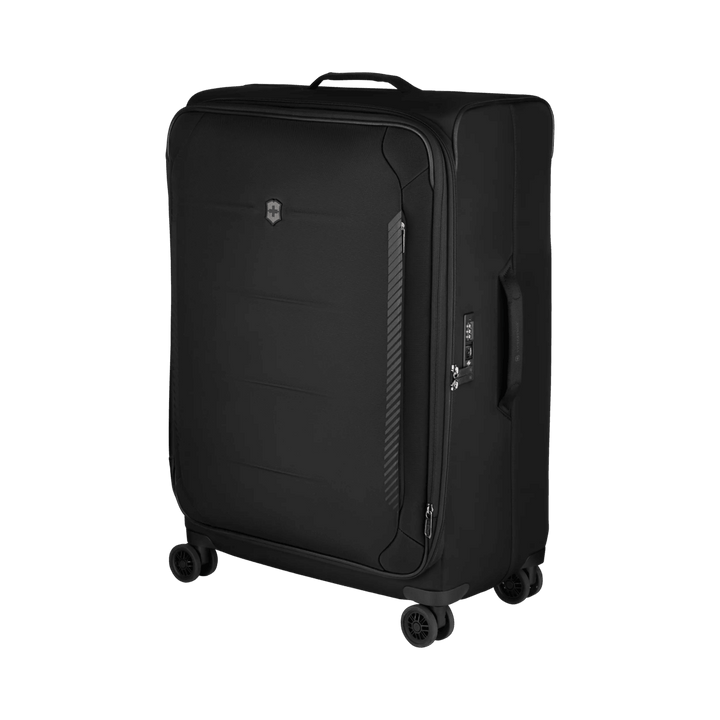 מזוודת טרולי רכה Victorinox Crosslight גדולה שחורה מתרחבת - תיק התיקיםVictorinoxמזוודות