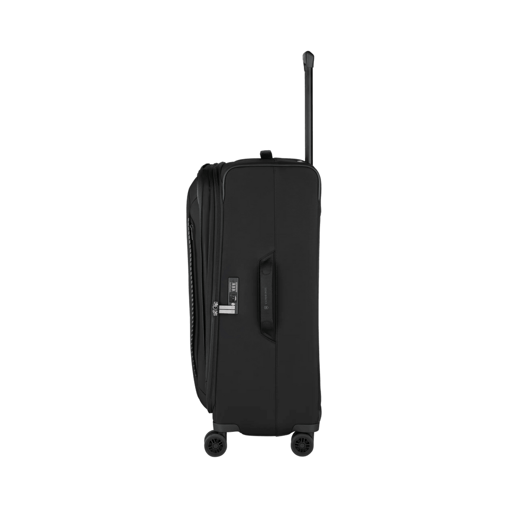 מזוודת טרולי רכה Victorinox Crosslight גדולה שחורה מתרחבת - תיק התיקיםVictorinoxמזוודות