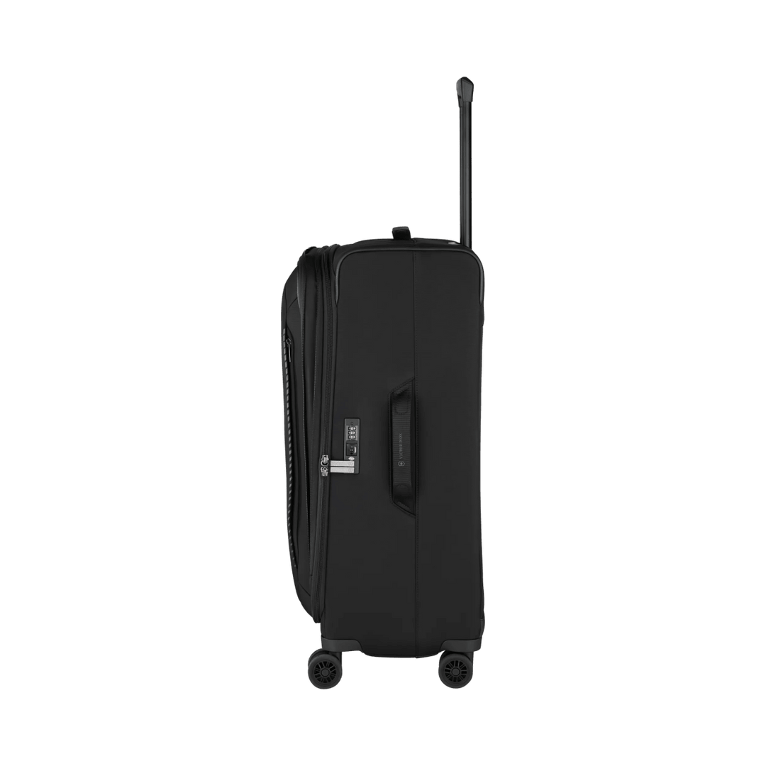 מזוודת טרולי רכה Victorinox Crosslight גדולה שחורה מתרחבת - תיק התיקיםVictorinoxמזוודות