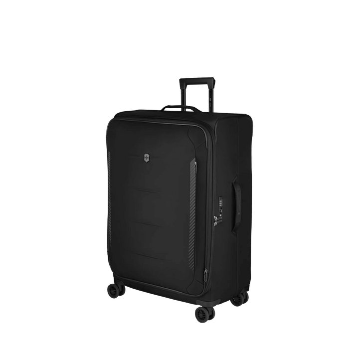 מזוודת טרולי רכה Victorinox Crosslight גדולה שחורה מתרחבת - תיק התיקיםVictorinoxמזוודות