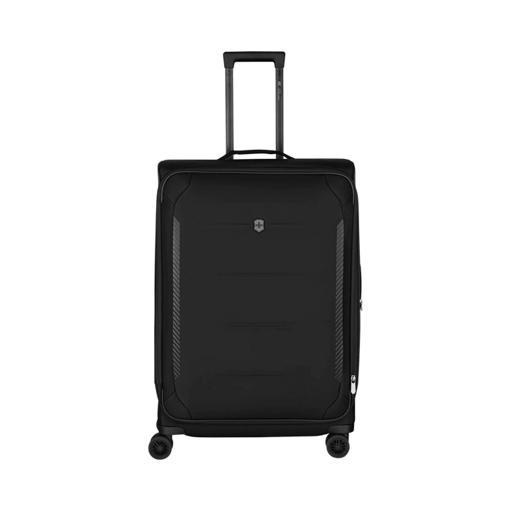 מזוודת טרולי רכה Victorinox Crosslight גדולה שחורה מתרחבת - תיק התיקיםVictorinoxמזוודות