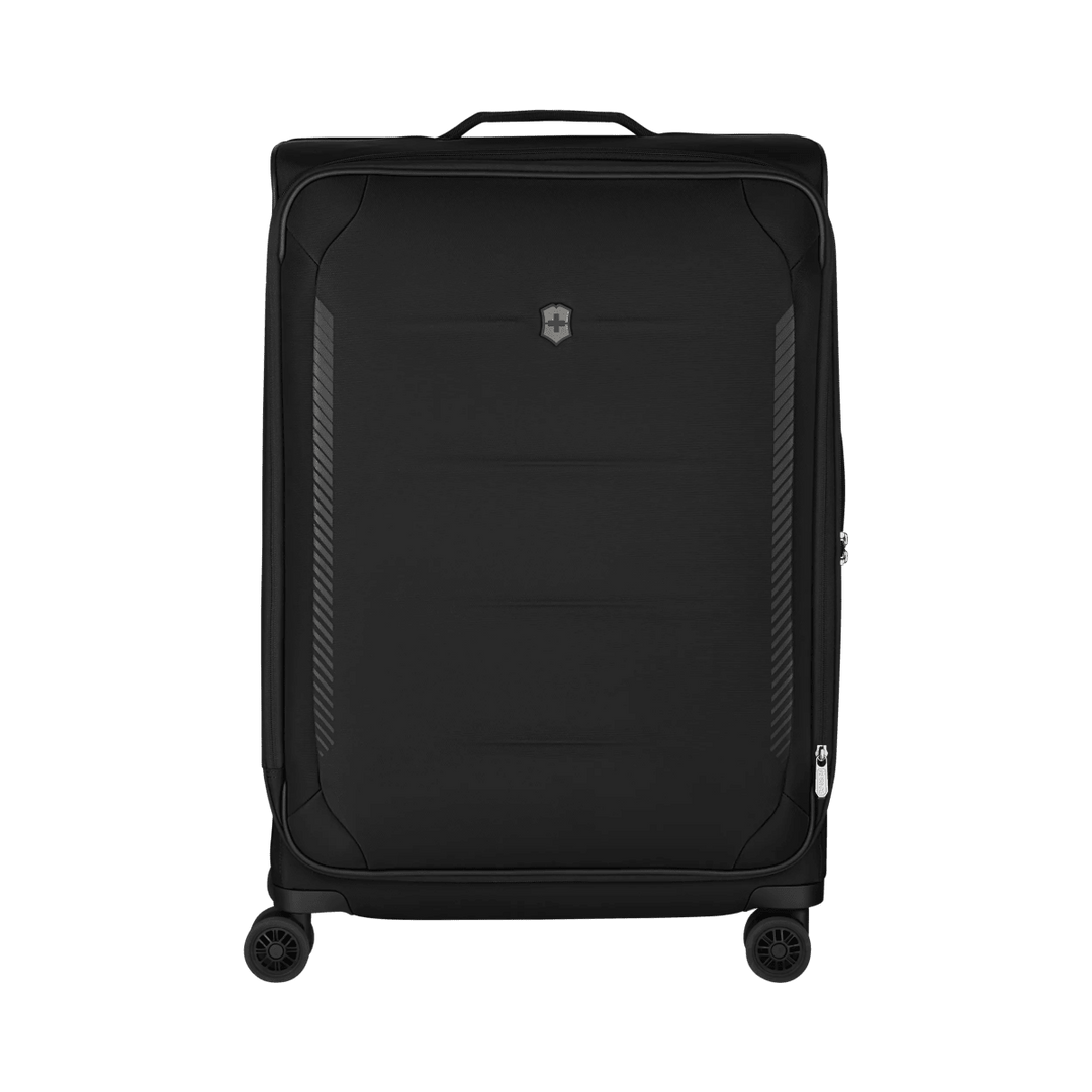 מזוודת טרולי רכה Victorinox Crosslight גדולה שחורה מתרחבת - תיק התיקיםVictorinoxמזוודות