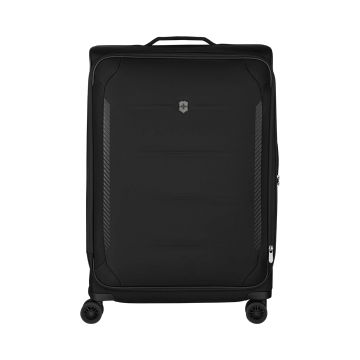מזוודת טרולי רכה Victorinox Crosslight גדולה שחורה מתרחבת - תיק התיקיםVictorinoxמזוודות