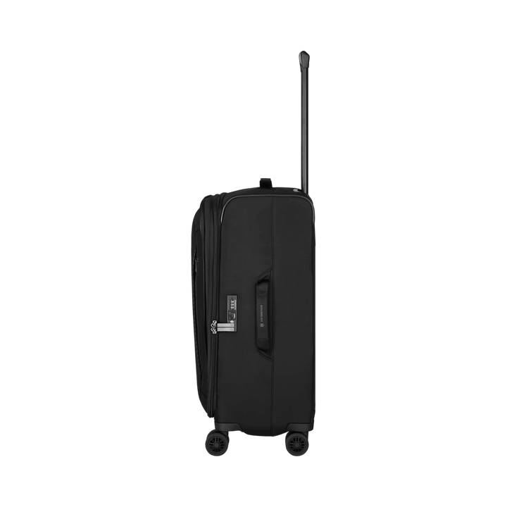 מזוודת טרולי רכה Victorinox Crosslight בינונית שחורה מתרחבת - תיק התיקיםVictorinoxמזוודות