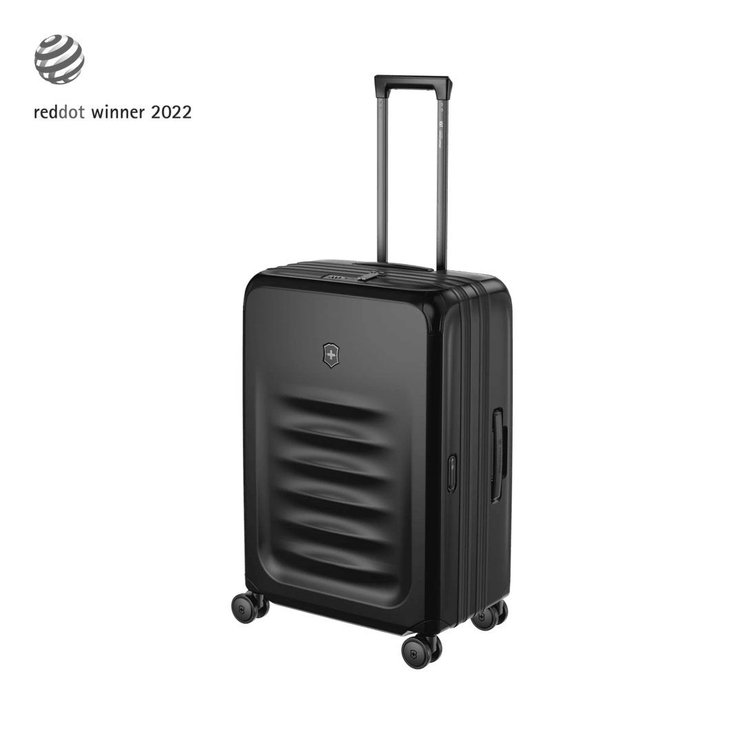 מזוודת טרולי קשיחה Victorinox Spectra 3.0 בינונית שחורה מתרחבת - תיק התיקיםVictorinoxמזוודות