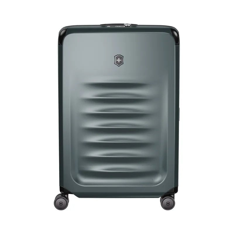 מזוודת טרולי קשיחה מתרחבת Victorinox Spectra Storm גדולה אפורה-כחלחלה - תיק התיקיםVictorinoxמזוודות
