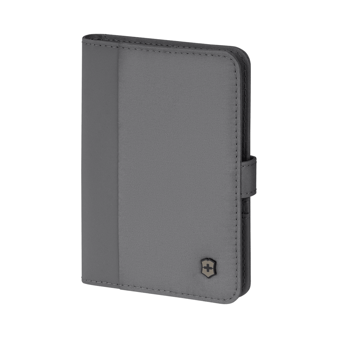 כיסוי לדרכון Victorinox Travel Essentials אפור - תיק התיקיםVictorinoxאביזרי נסיעות