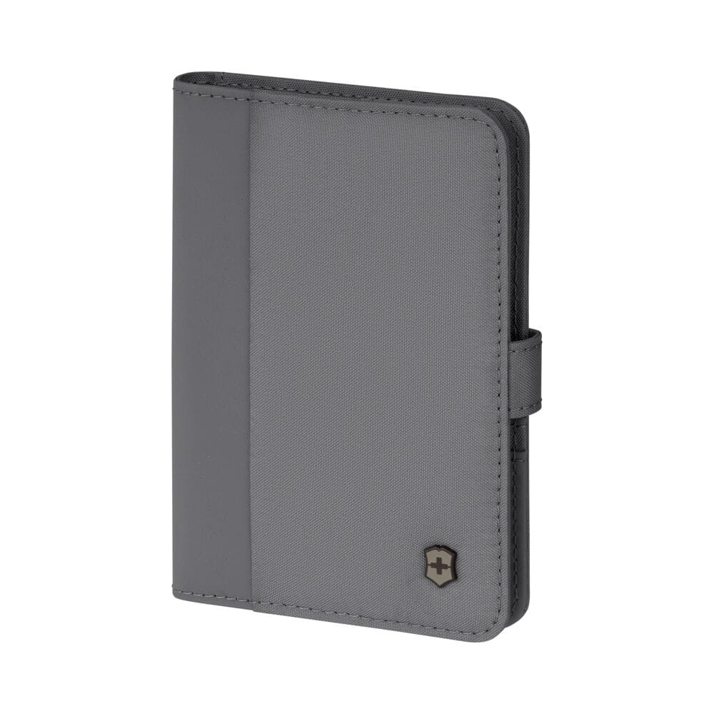 כיסוי לדרכון Victorinox Travel Essentials אפור - תיק התיקיםVictorinoxאביזרי נסיעות