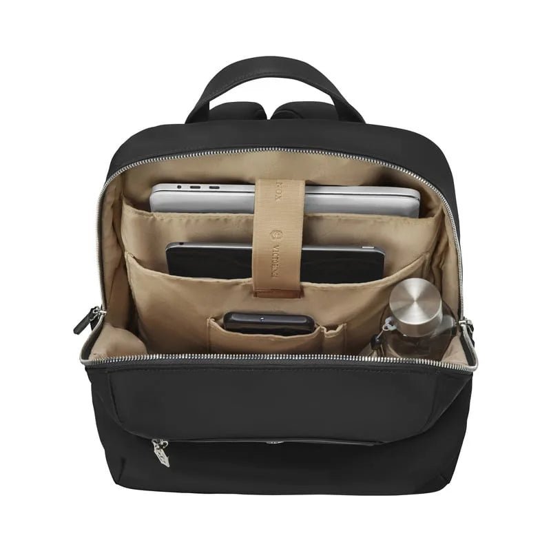 תיק גב למחשב Victorinox Victoria Signature Compact 14״ שחור - תיק התיקיםVictorinoxתיקי גב