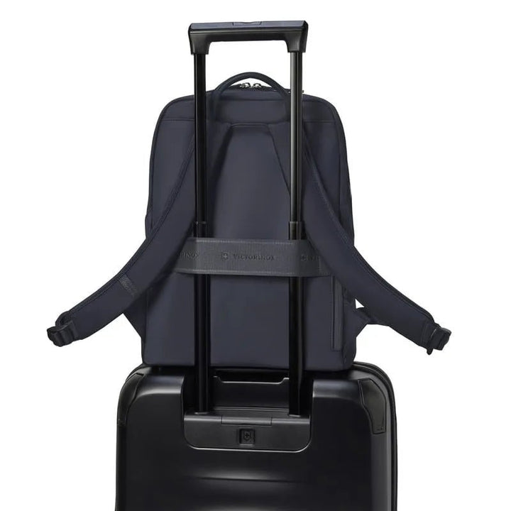 תיק גב לאישה למחשב Victorinox Victoria Signature Compact 14״ כחול - תיק התיקיםVictorinoxתיקי גב