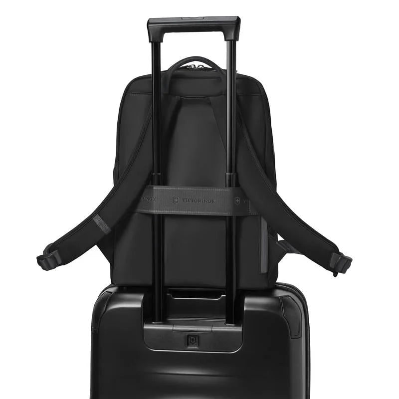 תיק גב למחשב Victorinox Victoria Signature Compact 14״ שחור - תיק התיקיםVictorinoxתיקי גב