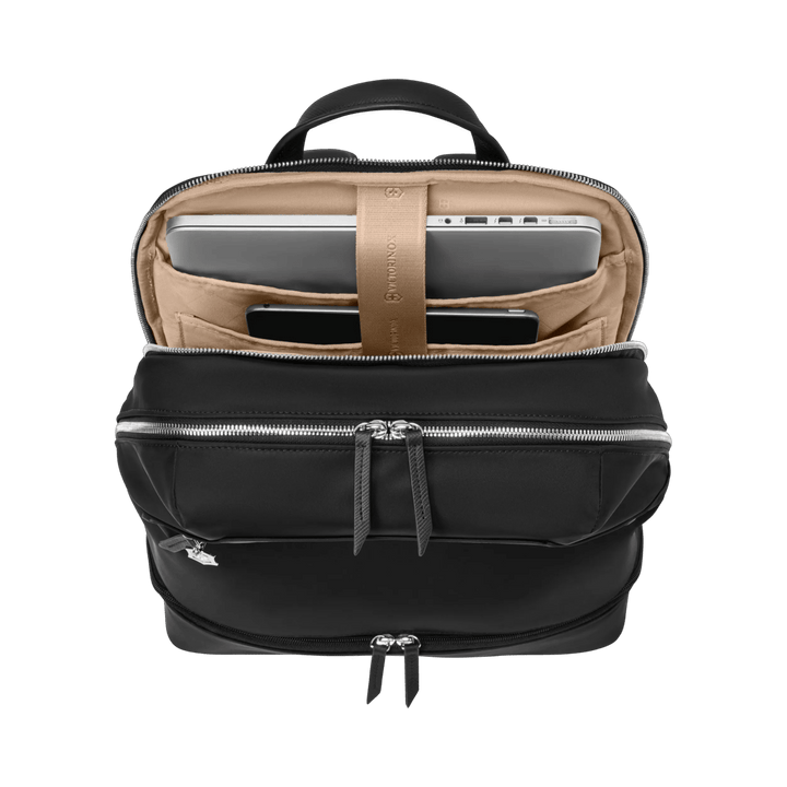 תיק גב לנשים Victorinox Victoria Signature Deluxe שחור - תיק התיקיםVictorinoxתיקי גב