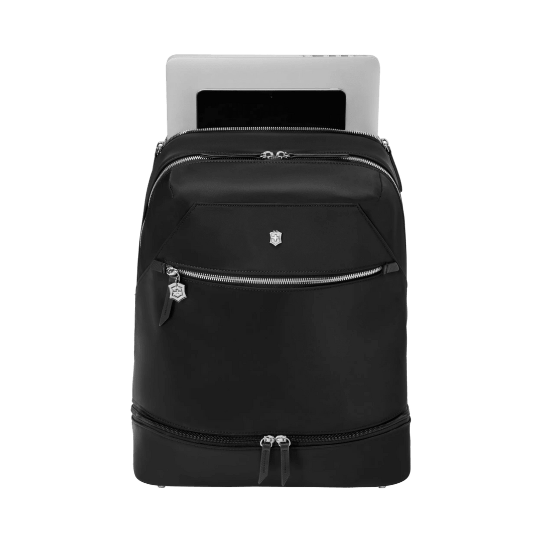 תיק גב לנשים Victorinox Victoria Signature Deluxe שחור - תיק התיקיםVictorinoxתיקי גב
