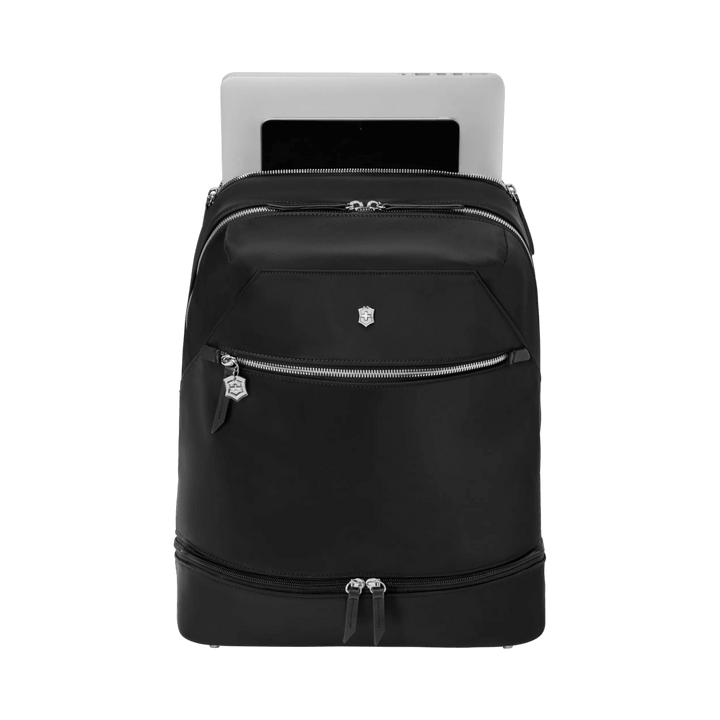 תיק גב לנשים Victorinox Victoria Signature Deluxe שחור - תיק התיקיםVictorinoxתיקי גב