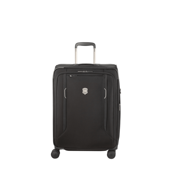 מזוודת טרולי בד Victorinox Werks Traveler 6.0 בינונית שחורה - תיק התיקיםVictorinoxמזוודות