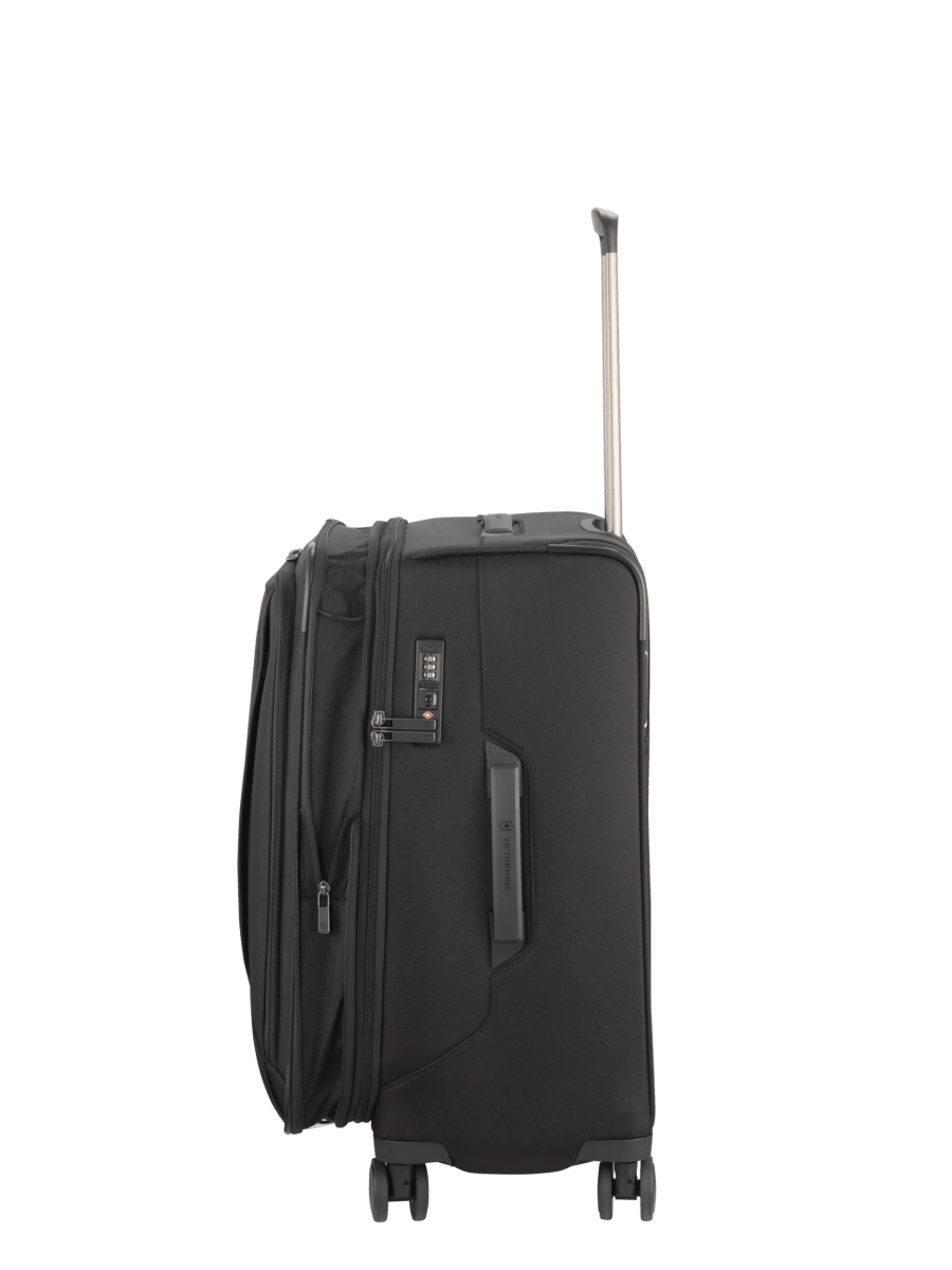 מזוודת טרולי בד Victorinox Werks Traveler 6.0 בינונית שחורה - תיק התיקיםVictorinoxמזוודות