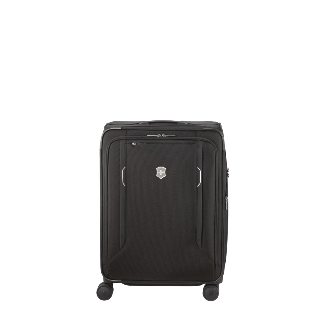 מזוודת טרולי בד Victorinox Werks Traveler 6.0 בינונית שחורה - תיק התיקיםVictorinoxמזוודות
