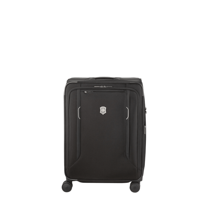 מזוודת טרולי בד Victorinox Werks Traveler 6.0 בינונית שחורה - תיק התיקיםVictorinoxמזוודות