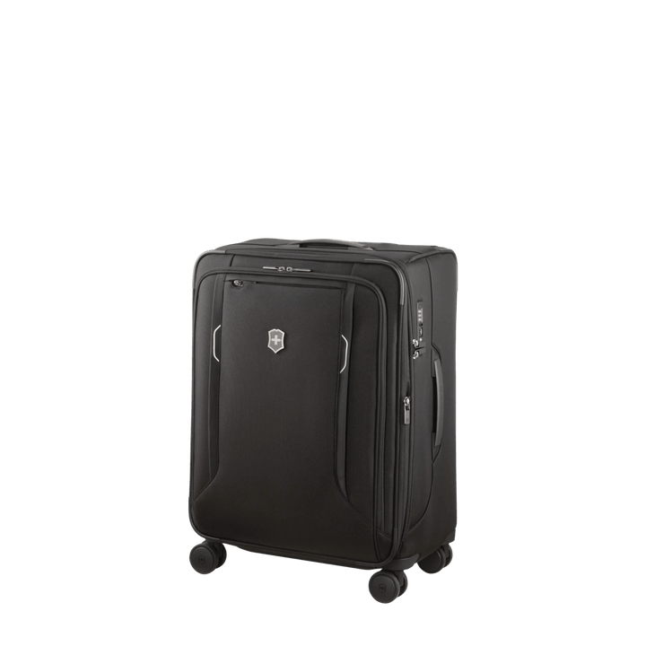 מזוודת טרולי בד Victorinox Werks Traveler 6.0 בינונית שחורה - תיק התיקיםVictorinoxמזוודות