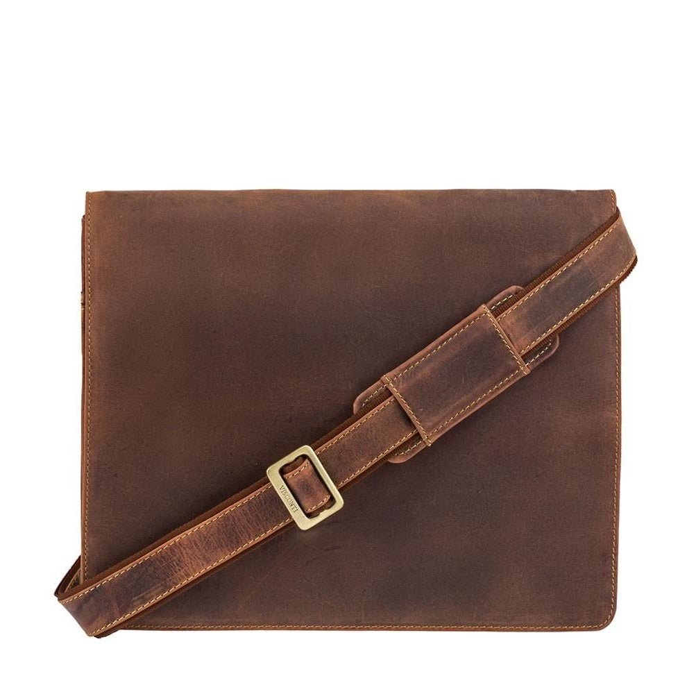 VISCONTI תיק מסנג'ר A4 מדגם HARVARD - תיק התיקיםVISCONTIגברים