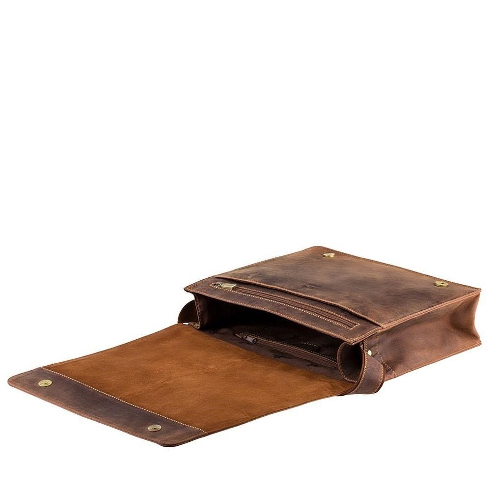 VISCONTI תיק מסנג'ר A4 מדגם HARVARD - תיק התיקיםVISCONTIגברים