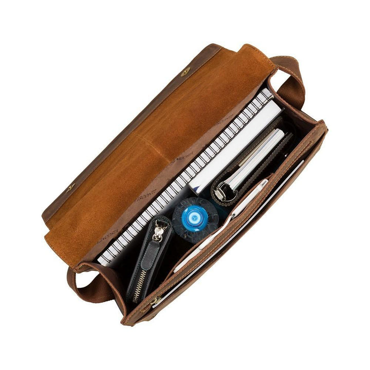 VISCONTI תיק מסנג'ר A4 מדגם HARVARD - תיק התיקיםVISCONTIגברים