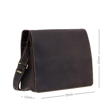 VISCONTI תיק מסנג'ר A4 מדגם HARVARD - תיק התיקיםVISCONTIגברים