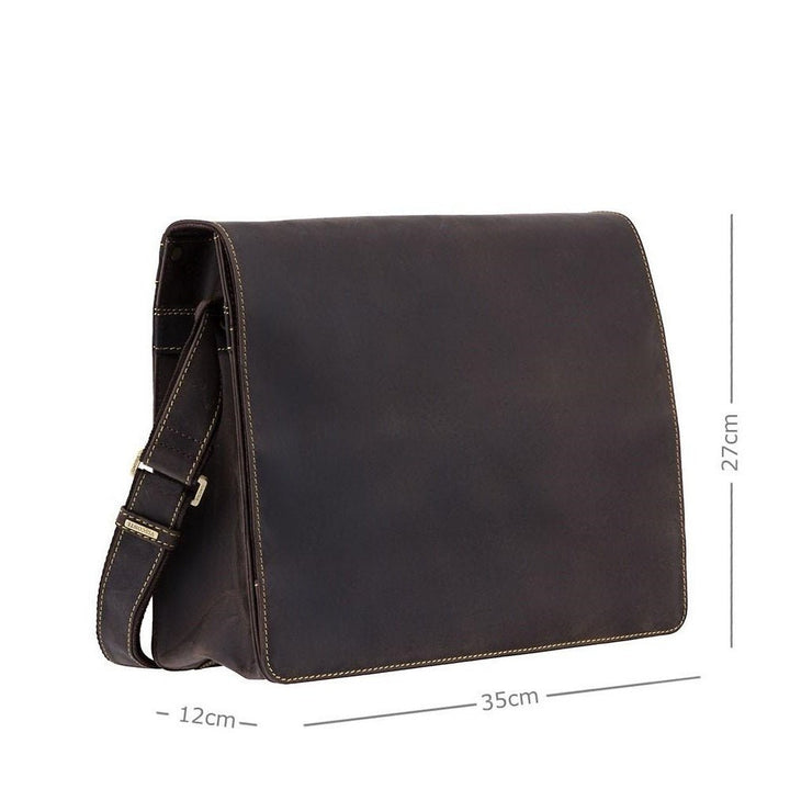 VISCONTI תיק מסנג'ר A4 מדגם HARVARD - תיק התיקיםVISCONTIגברים