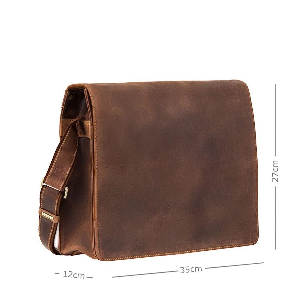 VISCONTI תיק מסנג'ר A4 מדגם HARVARD - תיק התיקיםVISCONTIגברים