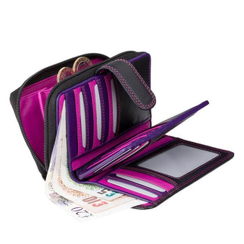 VISCONTI ארנק בשלושה צבעים עם רצועת סגירה מדגם Carmelo - תיק התיקיםVISCONTIנשים