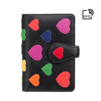 VISCONTI ארנק עור בגודל בינוני לאישה מדגם Crush - תיק התיקיםVISCONTIנשים