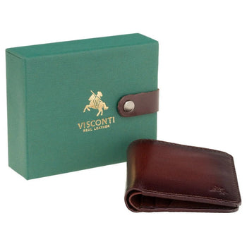 Visconti ארנק כרטיסים לגבר מעור דגם David עם RFID - תיק התיקיםViscontiארנקים