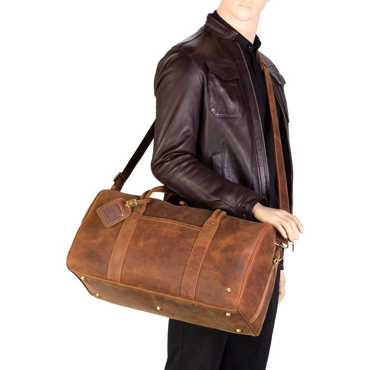 Visconti תיק נסיעות מעור לגברים דגם Explorer עם רוכסן - תיק התיקיםViscontiתיקים