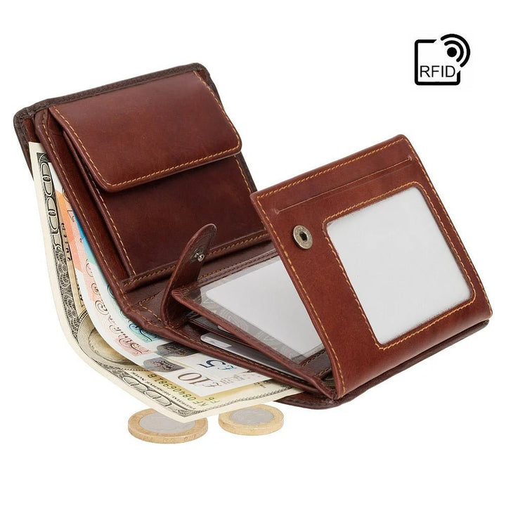 Visconti ארנק עור לגבר דגם Hector עם RFID - תיק התיקיםViscontiארנקים