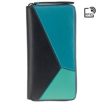 VISCONTI ארנק עם רוכסן למטבעות ושטרות דגם julia - תיק התיקיםVISCONTIנשים